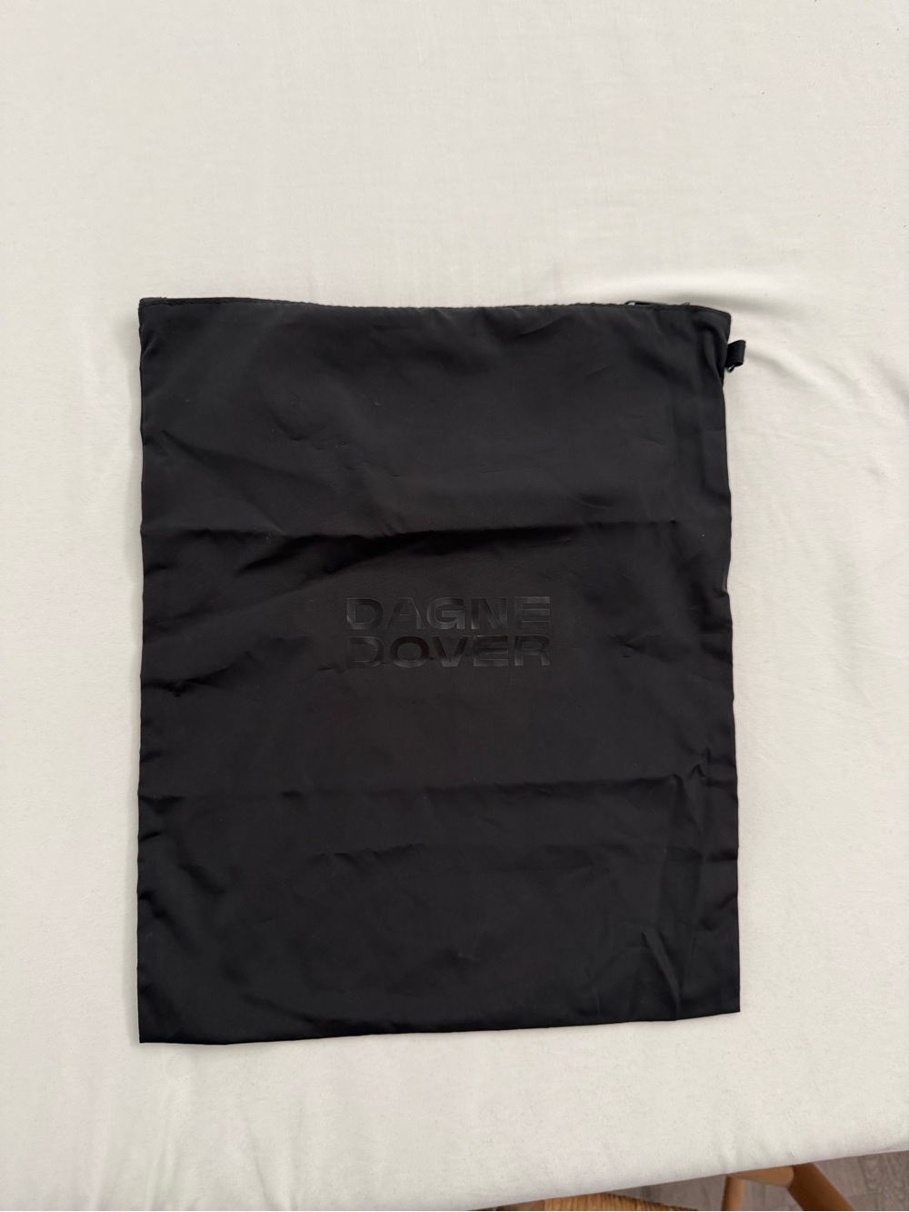 Dagne Dover Black Zipper Dust Bag - Bag Accessory